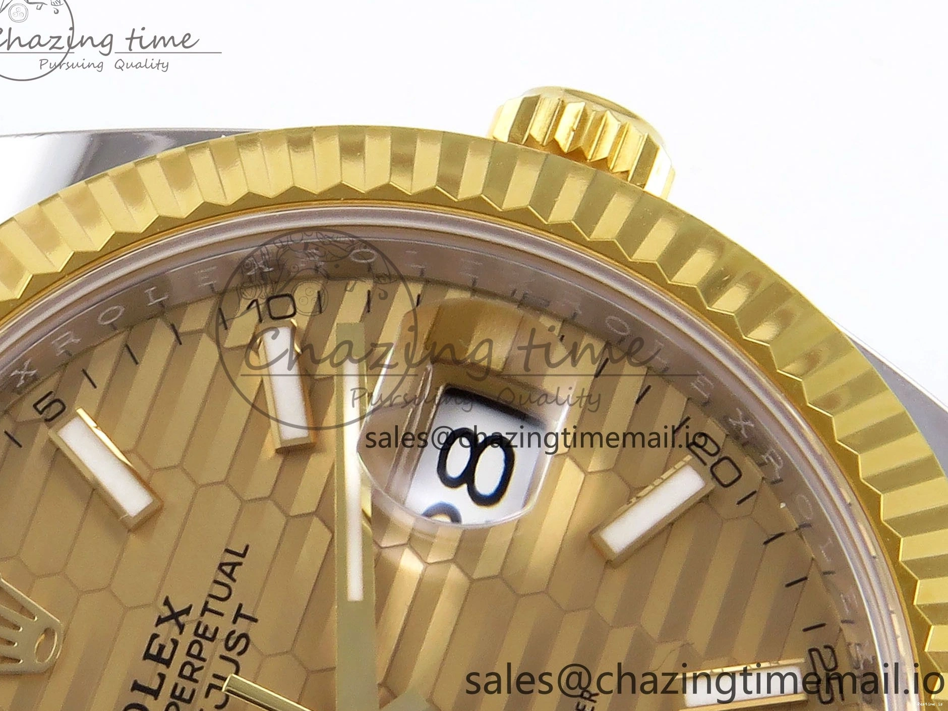 0105 Attractive DateJust 41 SS YG ARF 1:1 Best Edition 904L Steel YG Textured Stick Dial on Jubilee Bracelet SH3235 (Gain Weight) 1226